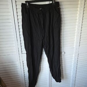 PINK Victoria's Secret Black Track Pants Joggers